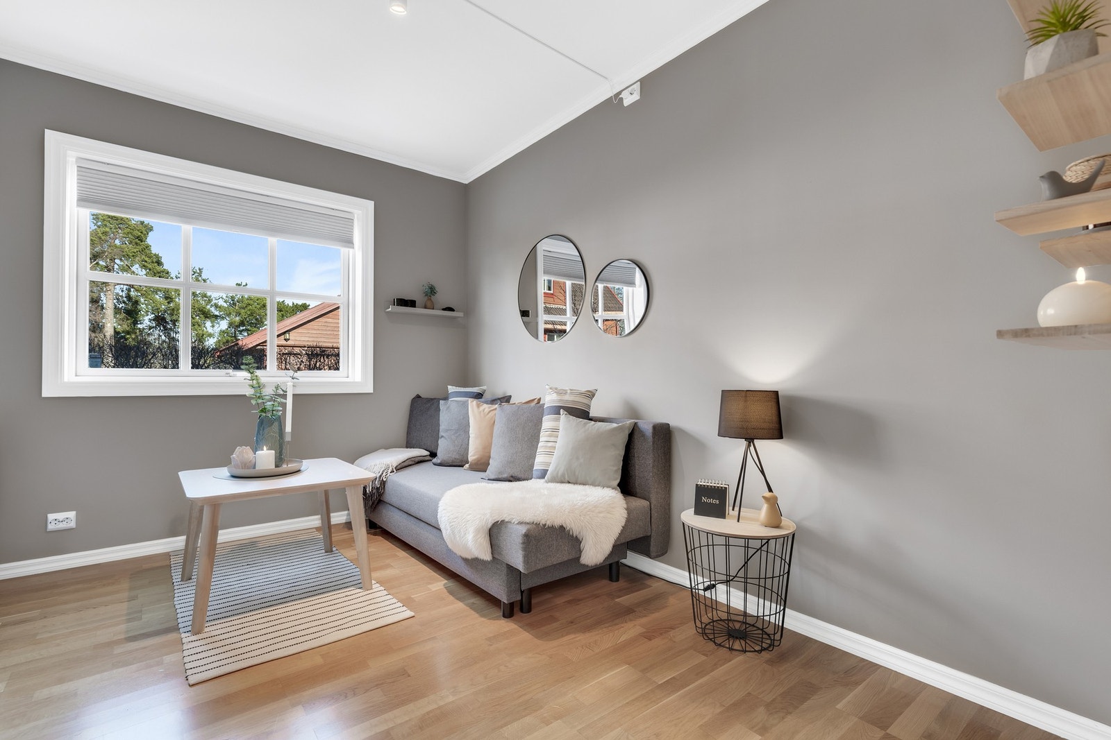 Rommene brukes som både gjesterom og ekstra TV-stue i dag. Galleribilde