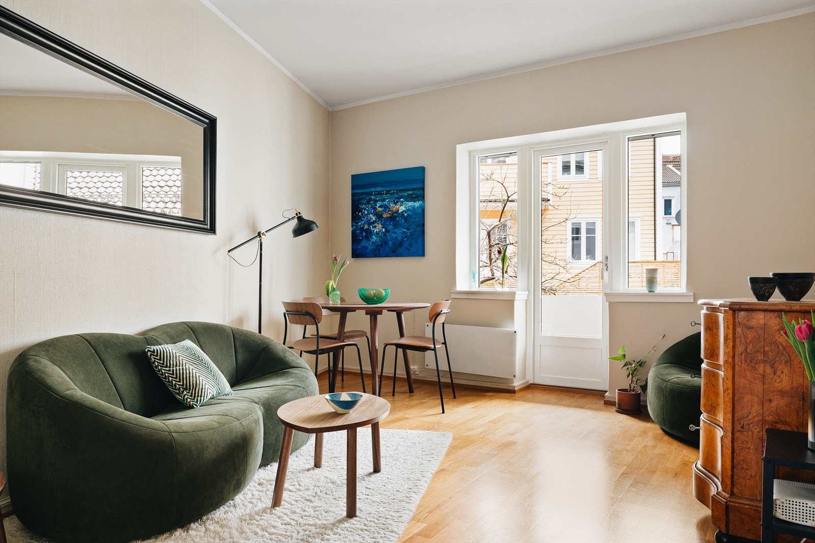 - Koselig stue på 13,3 m² - Galleribilde