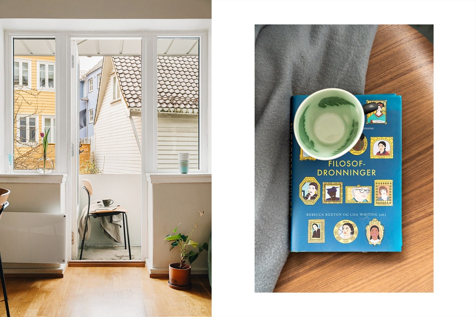 - Fra stuen er der utgang til en herlig balkong på ca. 1,3 m² vendt mot bakgården - Galleribilde