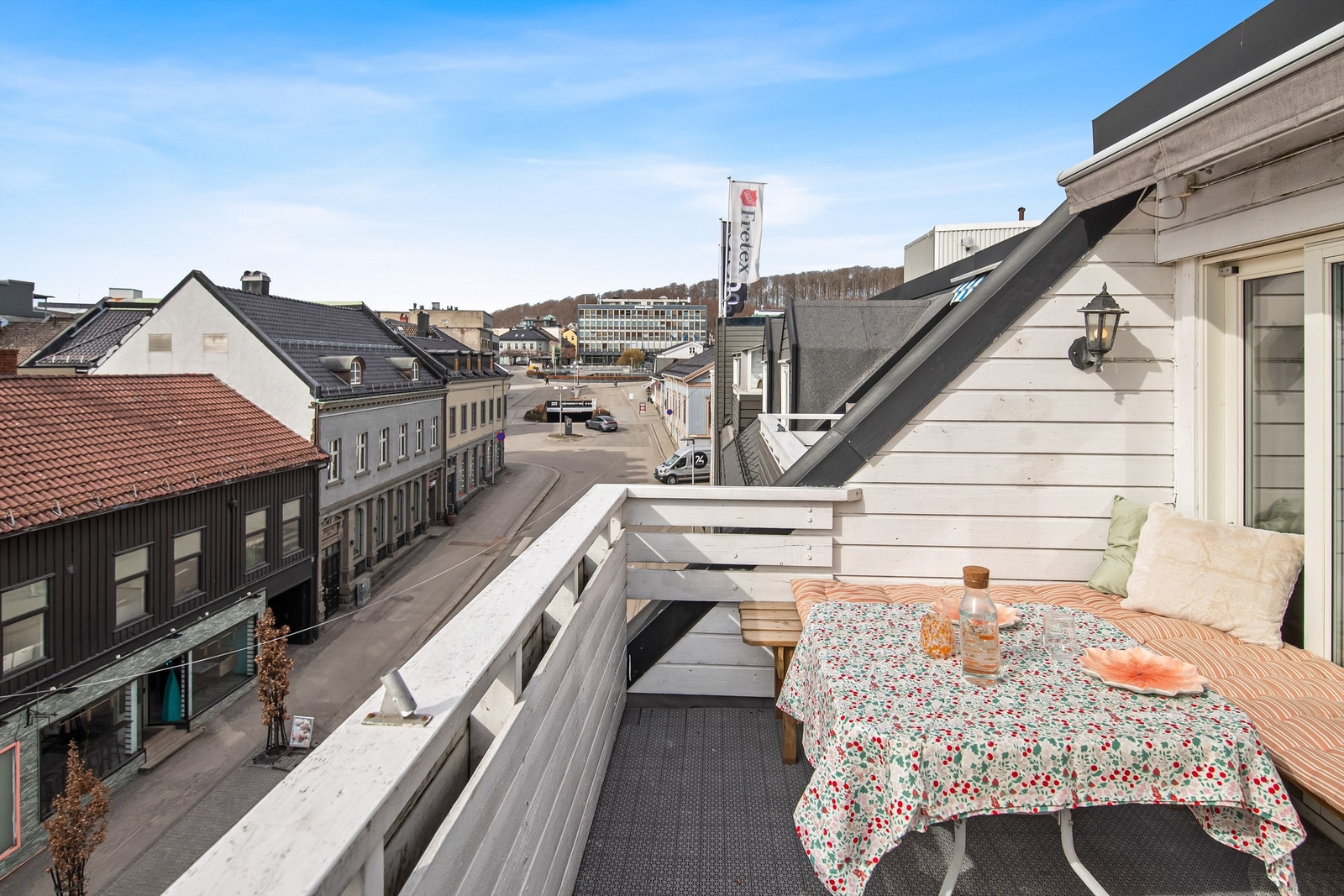 Her kan du slappe av høyt over byens gater Galleribilde