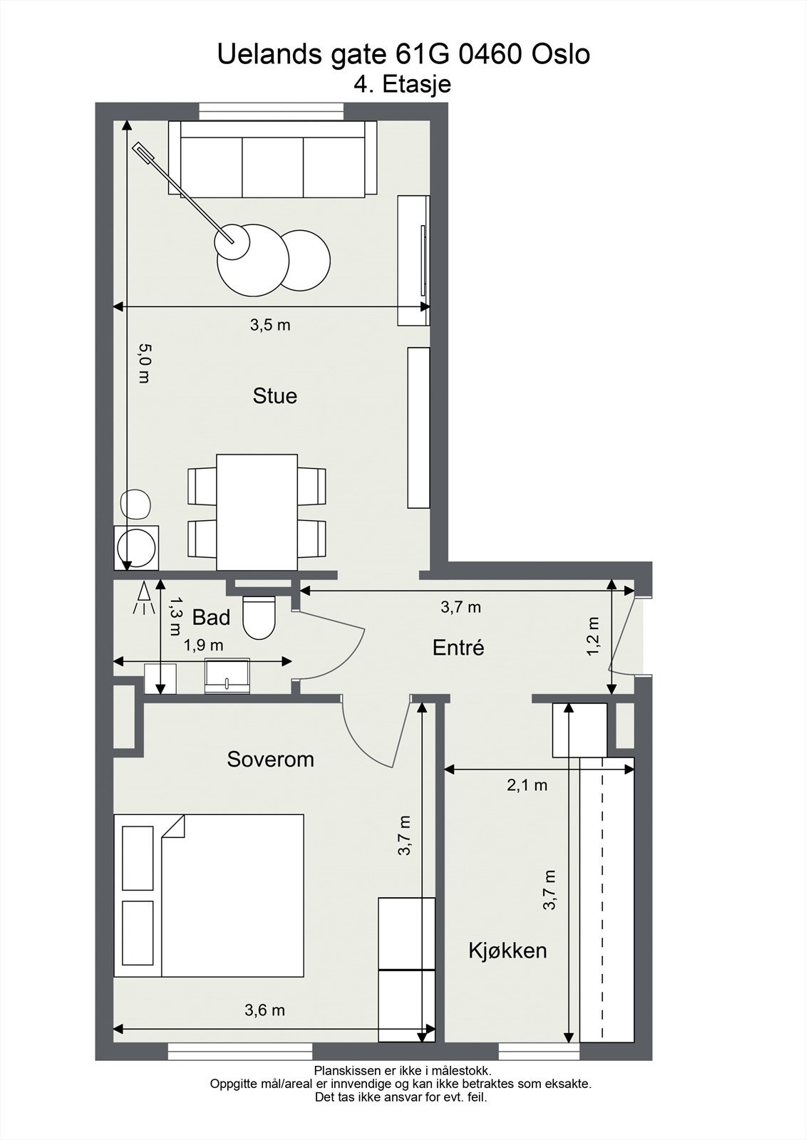 Planskisse Galleribilde