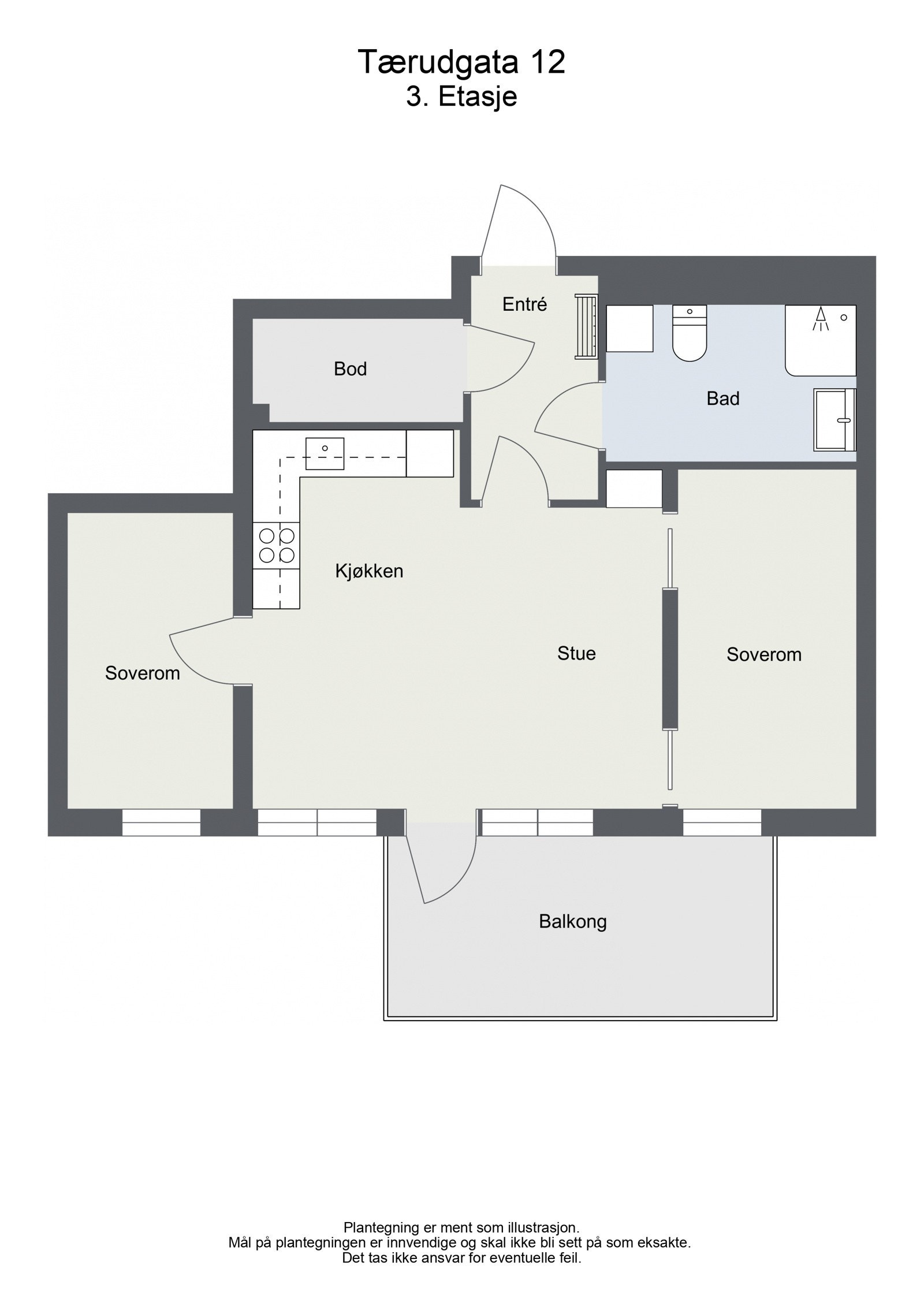 Plantegning. Galleribilde