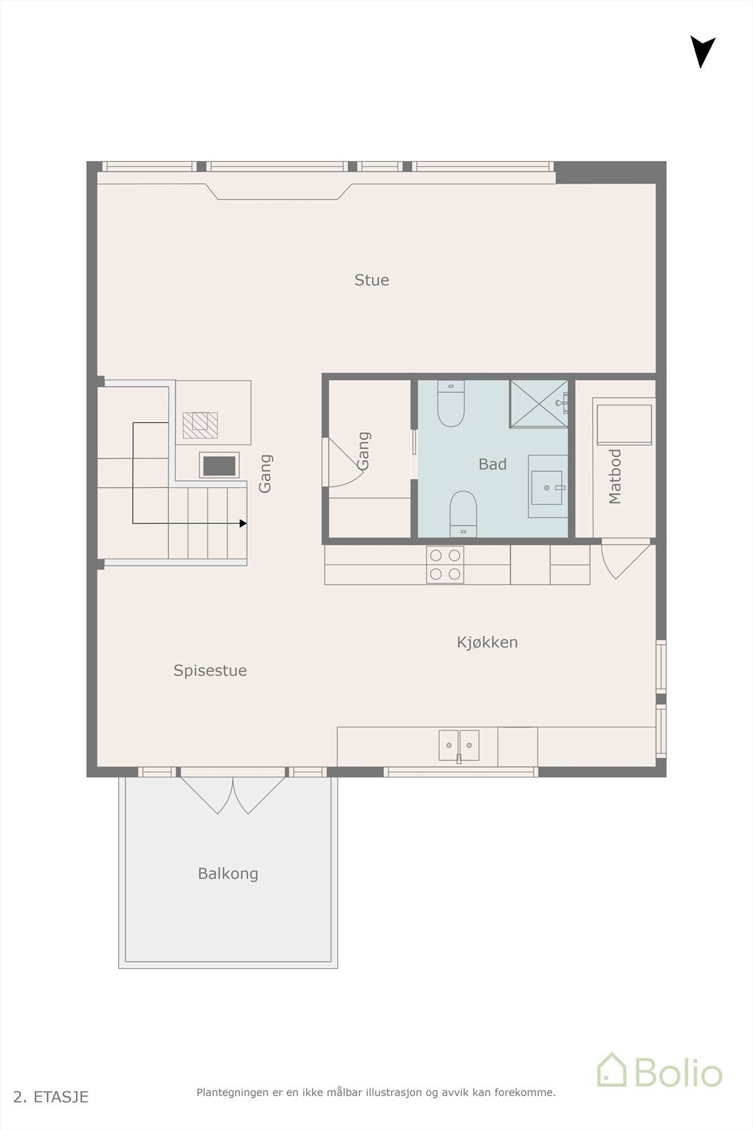 Plantegning Galleribilde