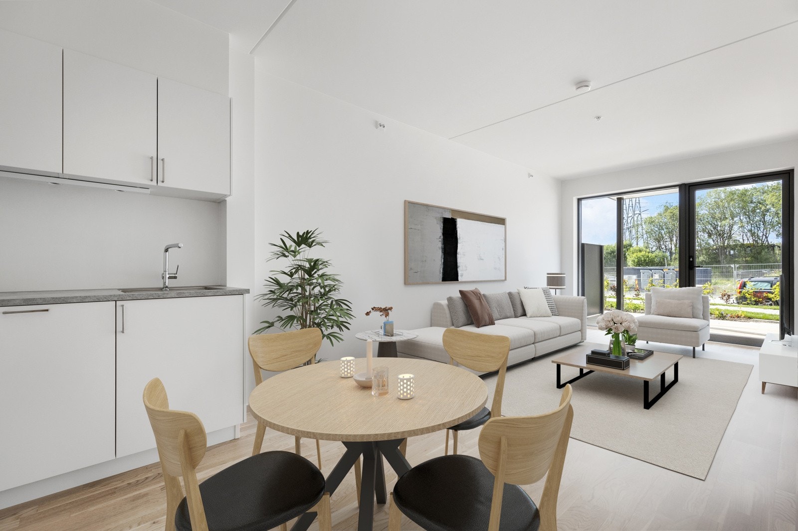 Velkommen til Anna haarsakers veg 9 - Ny & Moderne 2-R fra 2024 - Virtuell møblering Galleribilde