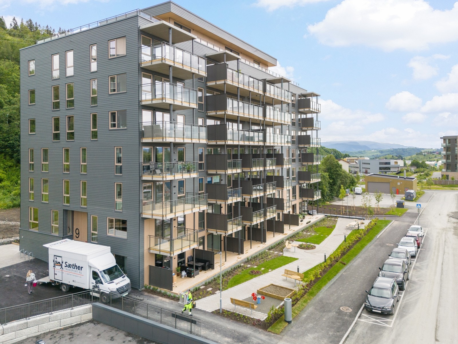 Bygget ble satt opp av Nordr og var ferdig i 2024 Galleribilde