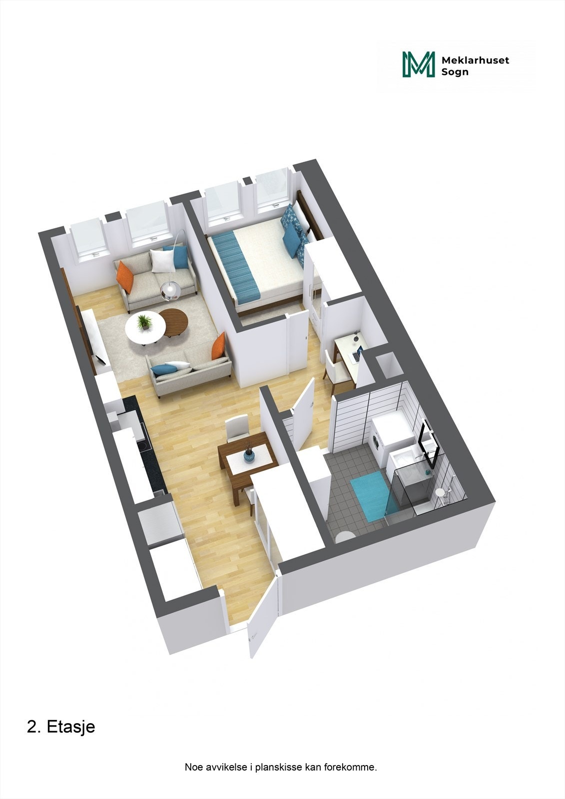 Planteikning 3D Galleribilde