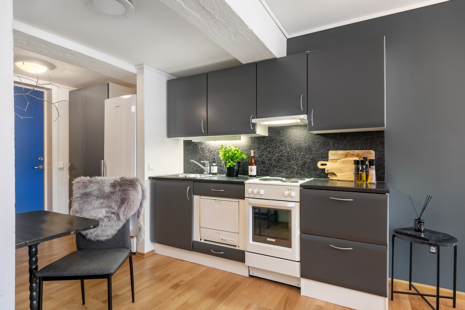 Kjøkkendelen er oppgradert og utvida i 2020. Galleribilde