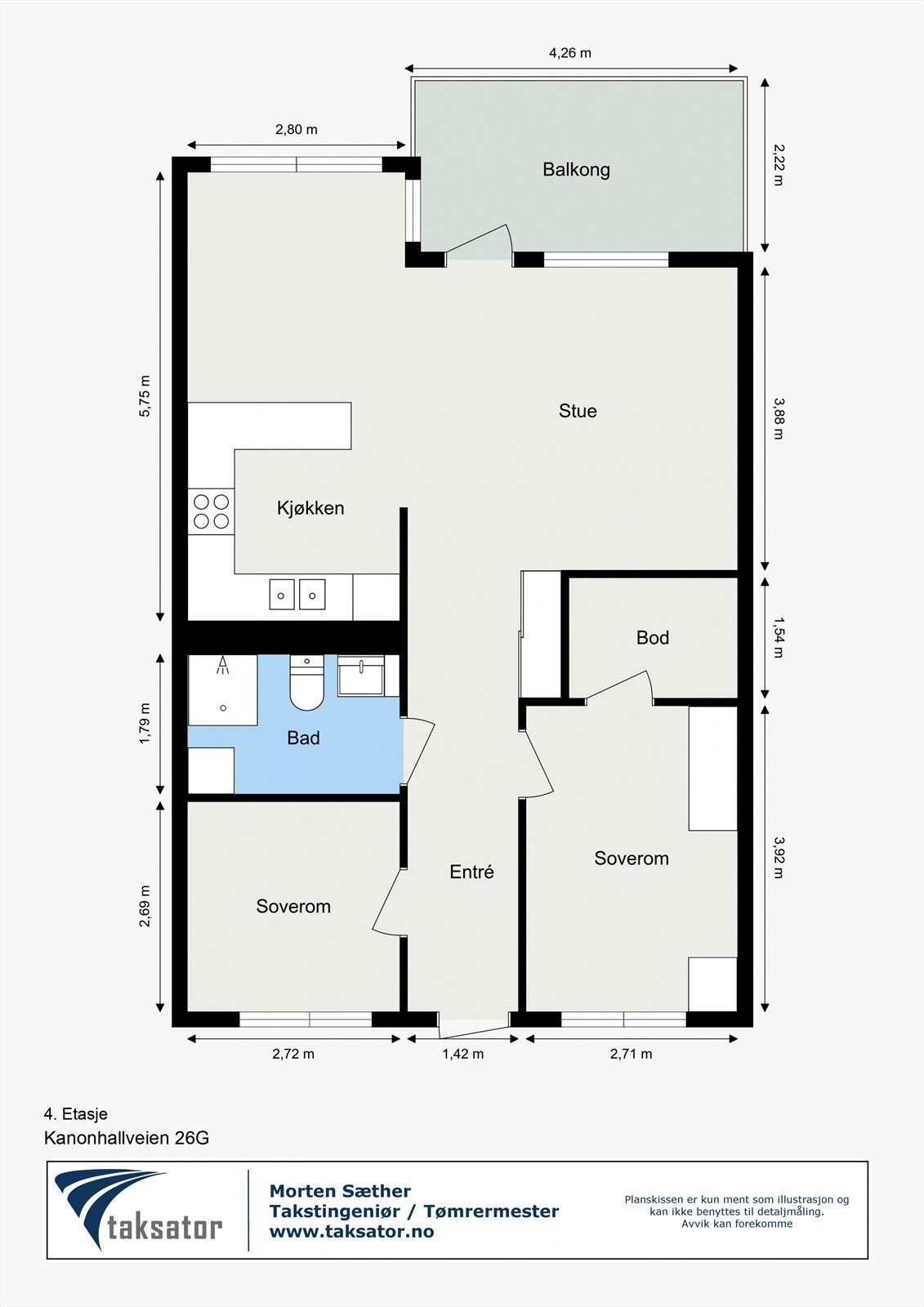 Floorplan letterhead - Kanonhallveien 26G - 4. Etasje - 2D Floor Plan (1).jpg Galleribilde