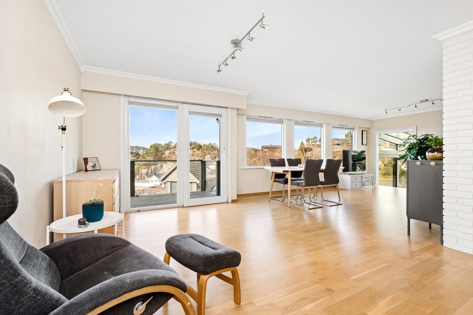 Skyvedør til uteplass Galleribilde