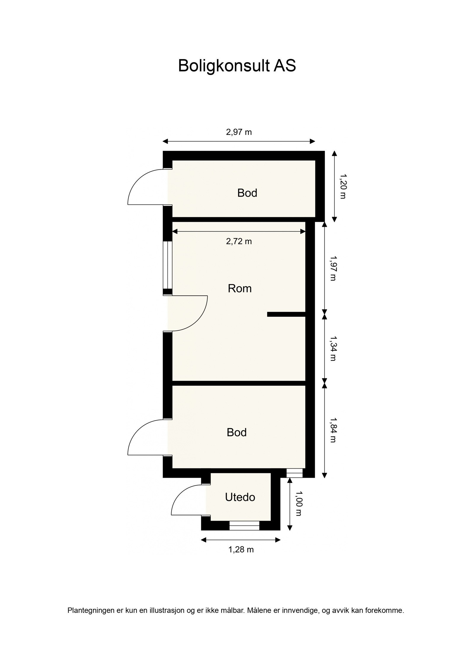 Plantegning anneks. Galleribilde