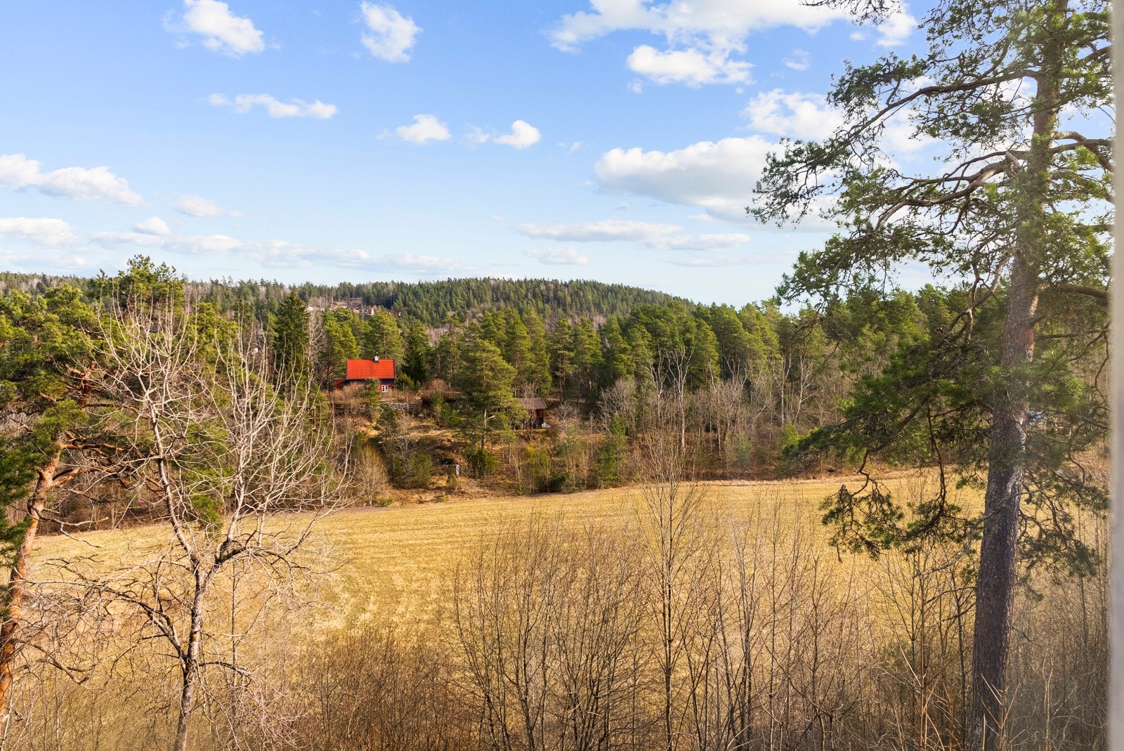Sjekk den utsikten fra ett av vinduene på kjøkkenet er det idyllisk, landlig utsikt! Galleribilde