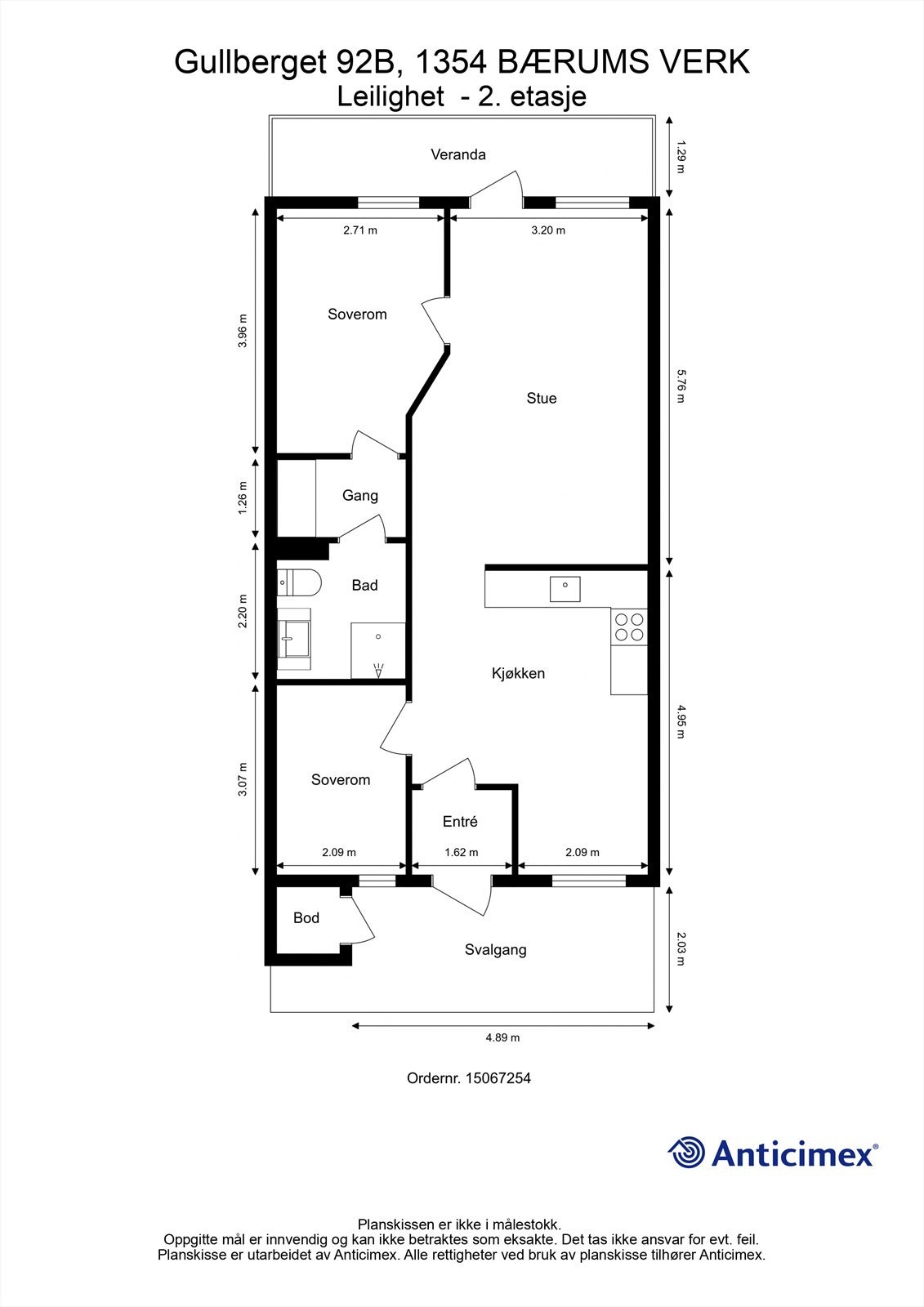 Plantegning Galleribilde
