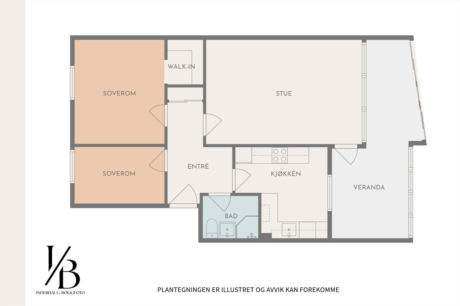 Plantegning Galleribilde