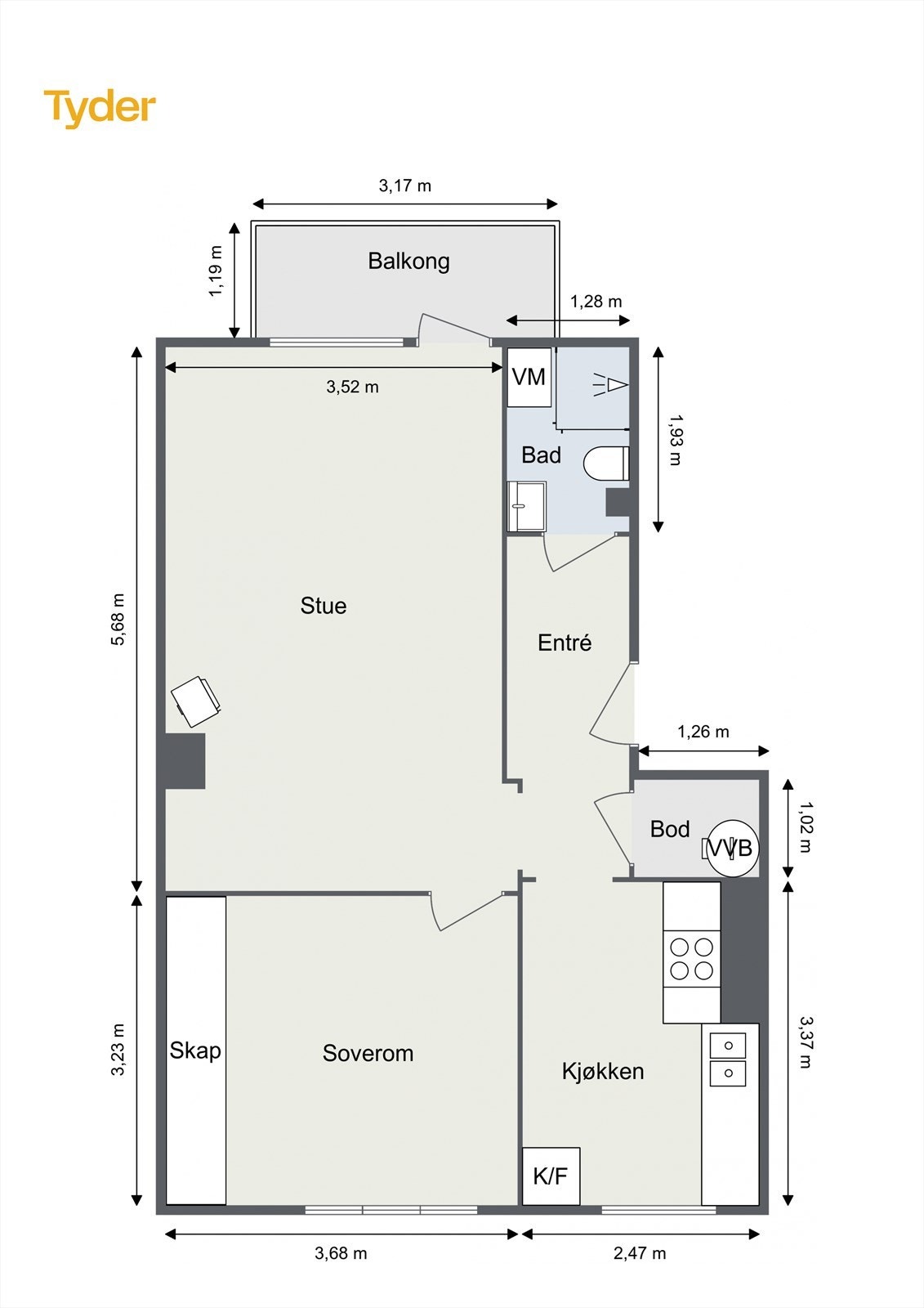 Plantegning Galleribilde