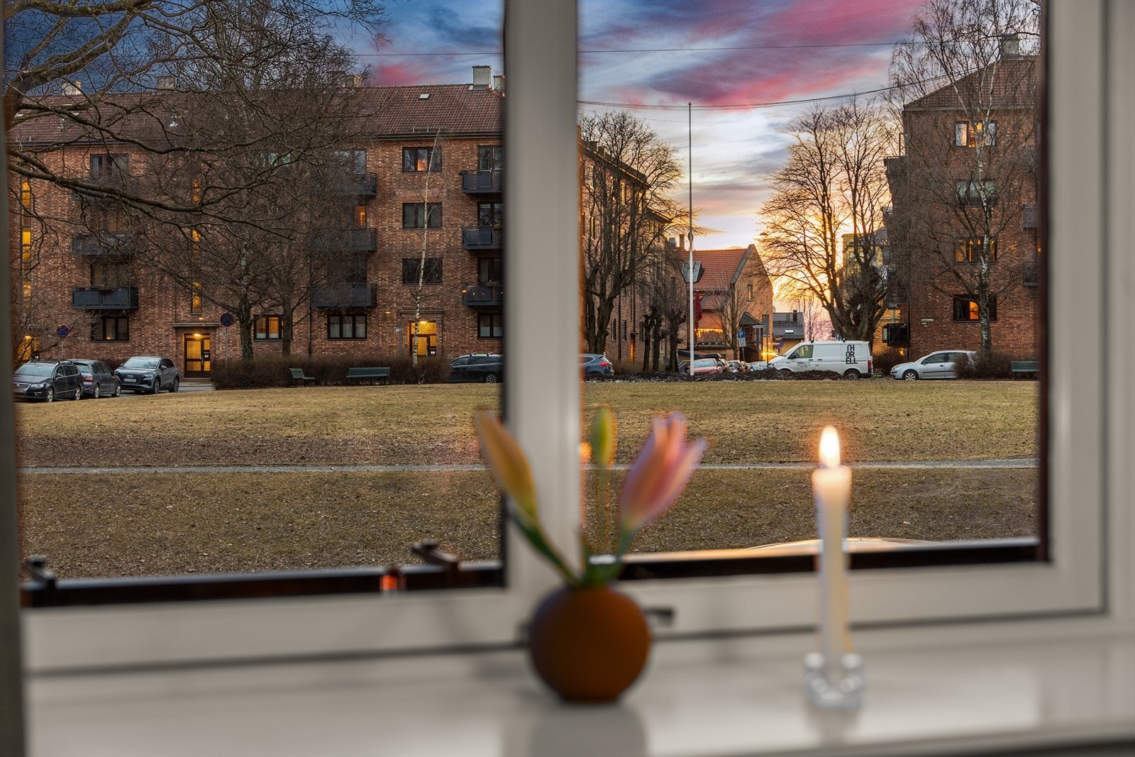 Kveldsstemning i mars Galleribilde