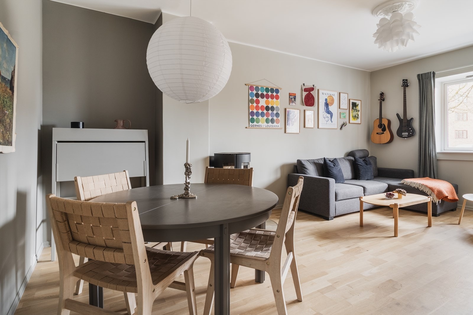 Gulvoverflatene ble i 2023 slipt og lakkert Galleribilde