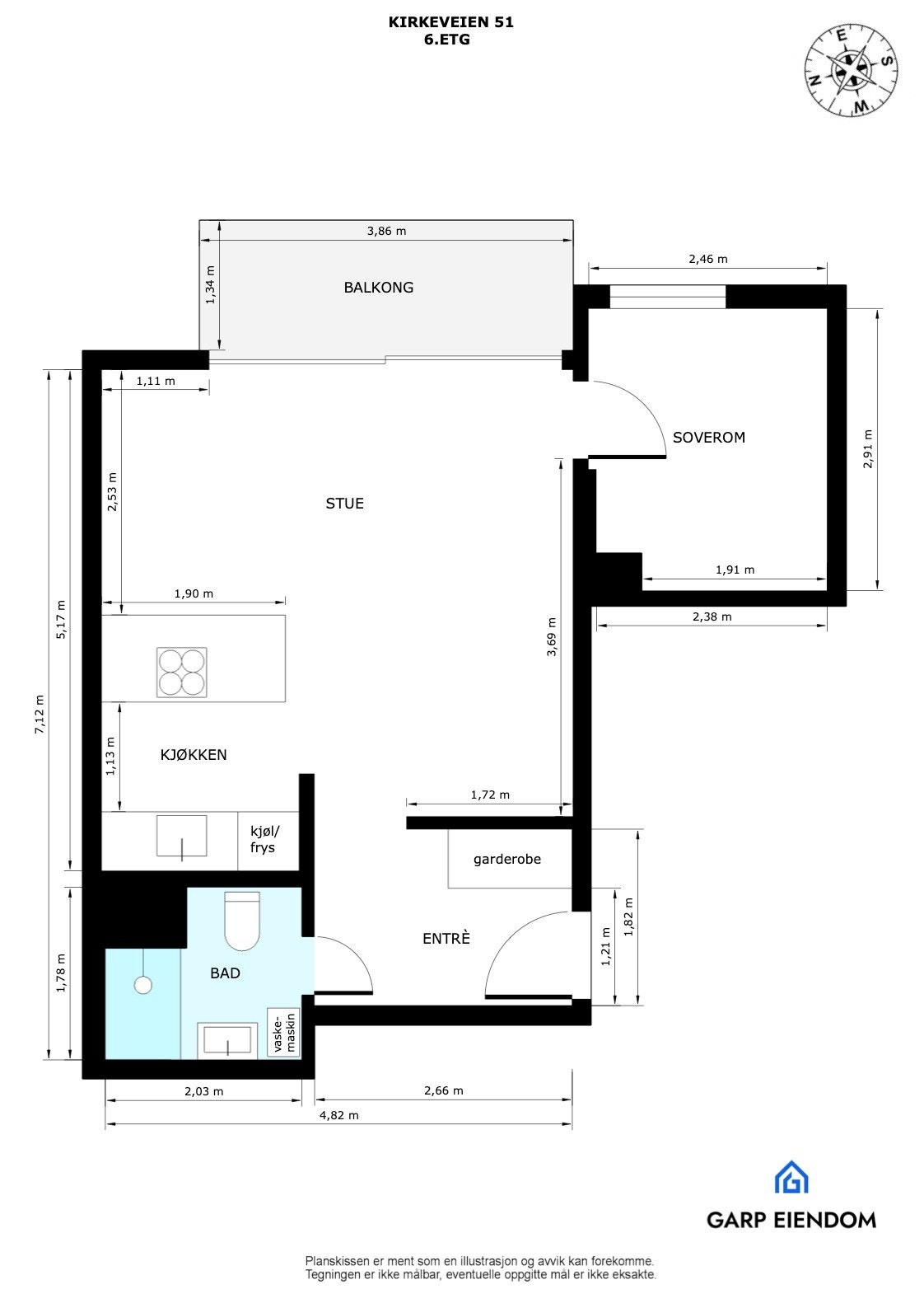 Plantegning Galleribilde