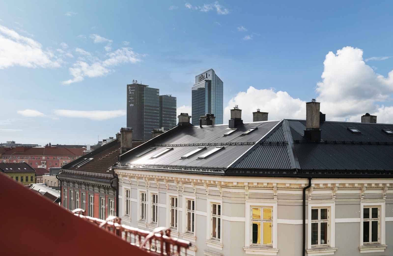 Utsikt fra terrassen. Galleribilde