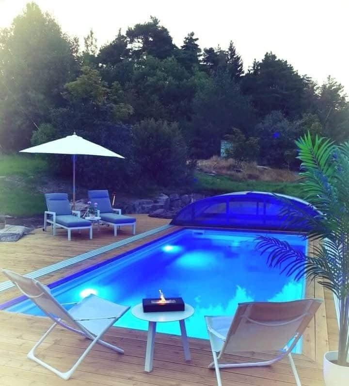 Kvällsbad Galleribilde