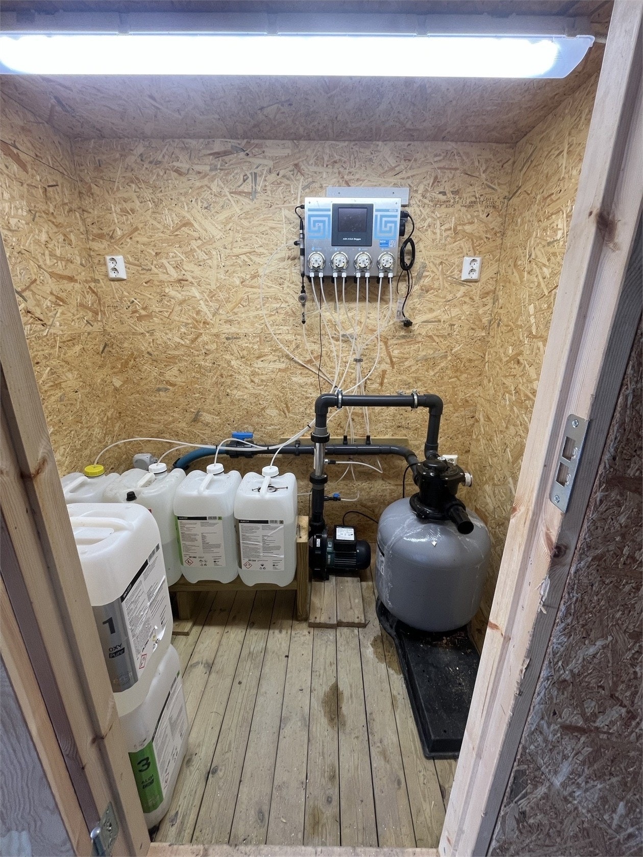 Teknikrum för poolen Galleribilde