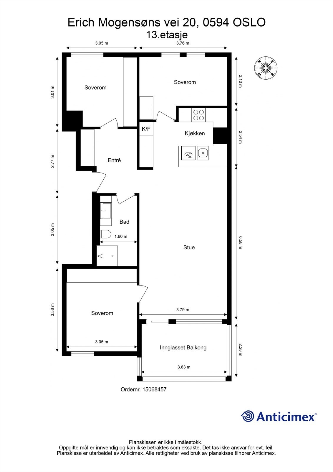 Plantegning Galleribilde