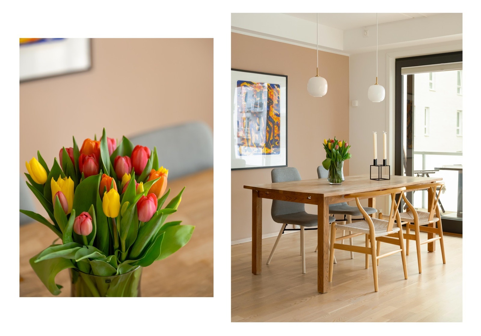 Det er fine muligheter for langbord for større besøk. Galleribilde