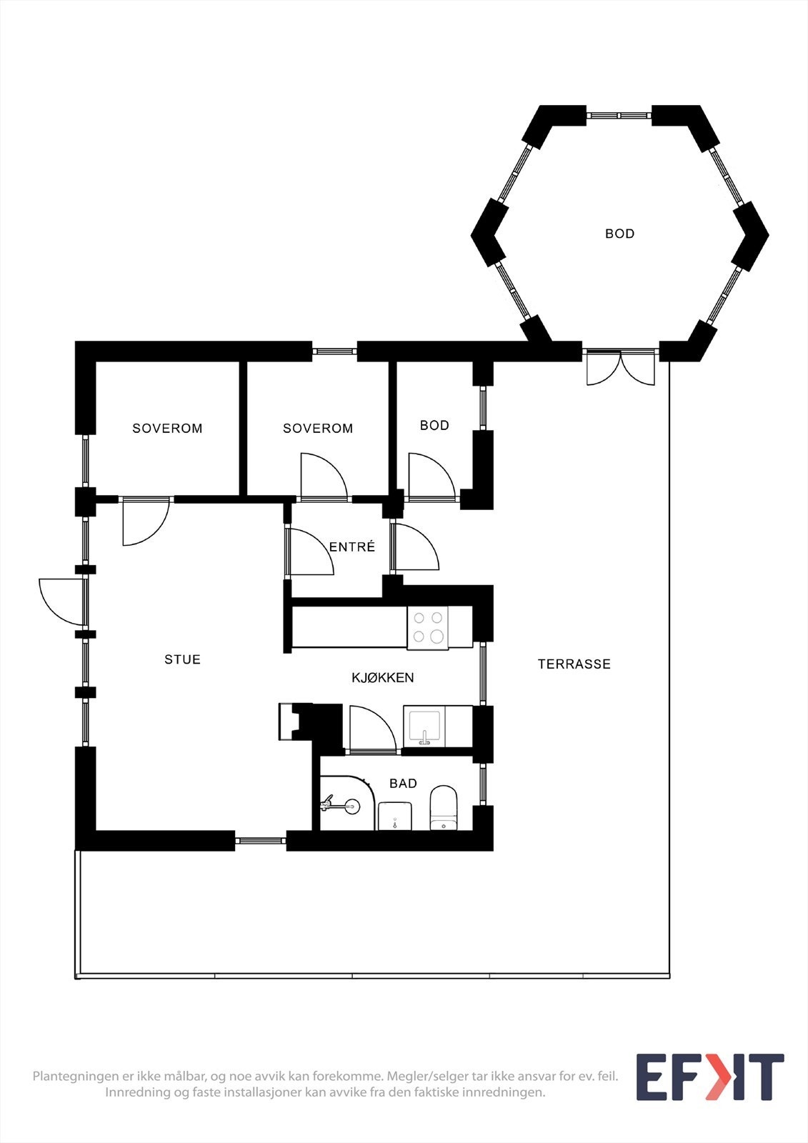 Plantegning Galleribilde