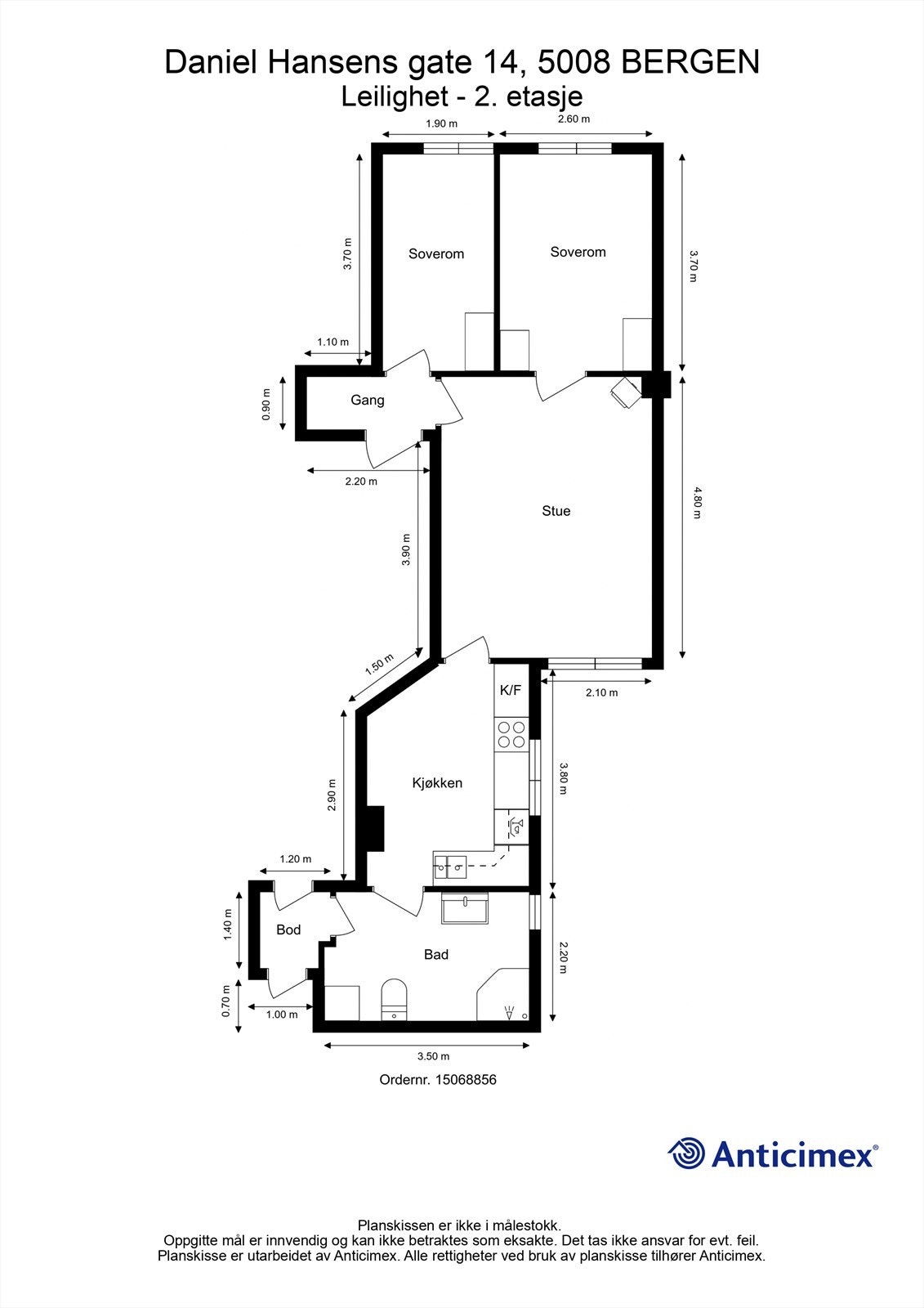 Meget praktisk planløsning. Galleribilde