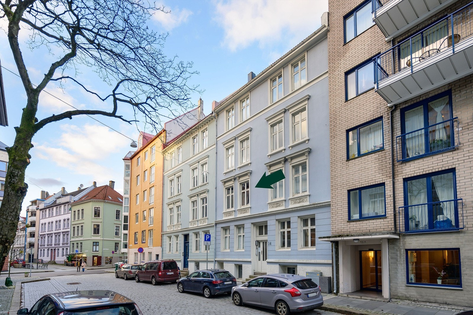 God beliggenhet i 2 etasje i bygget. Galleribilde