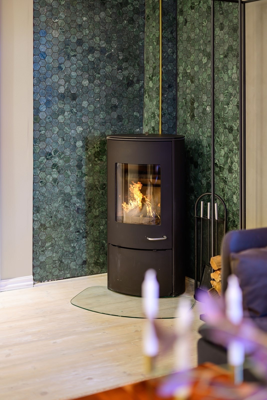 Flisene rundt gir et meget unikt utseende. Galleribilde