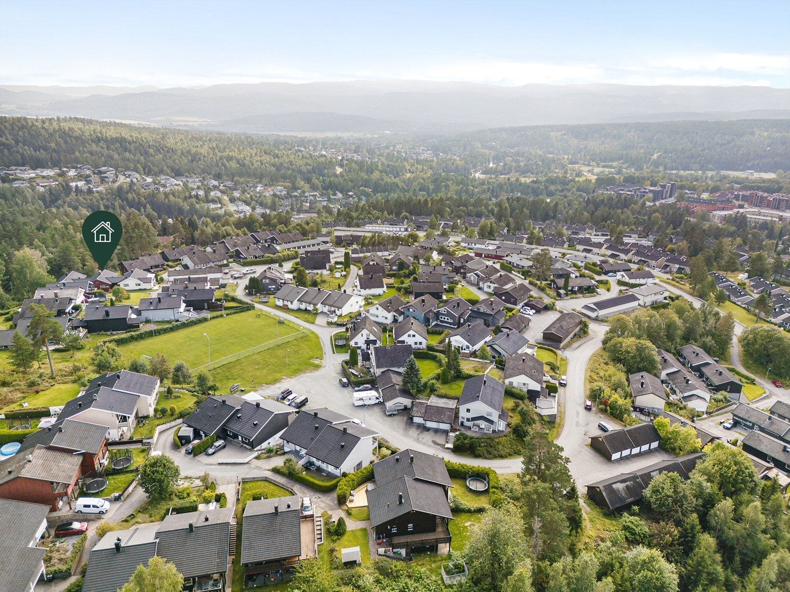 Oversiktsbilde over nærområdet. Galleribilde