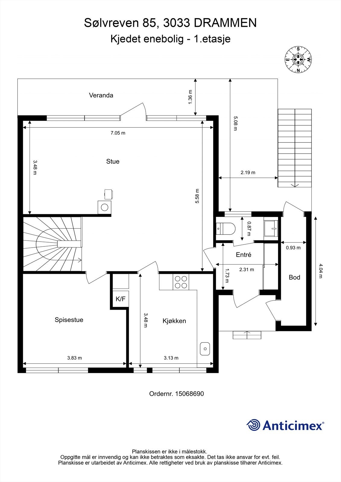 Plantegning 1.etasje Galleribilde