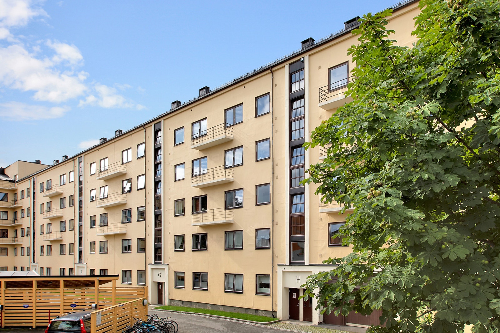 Beliggenheten byr på en enkel hverdag med gangavstand til det meste Galleribilde