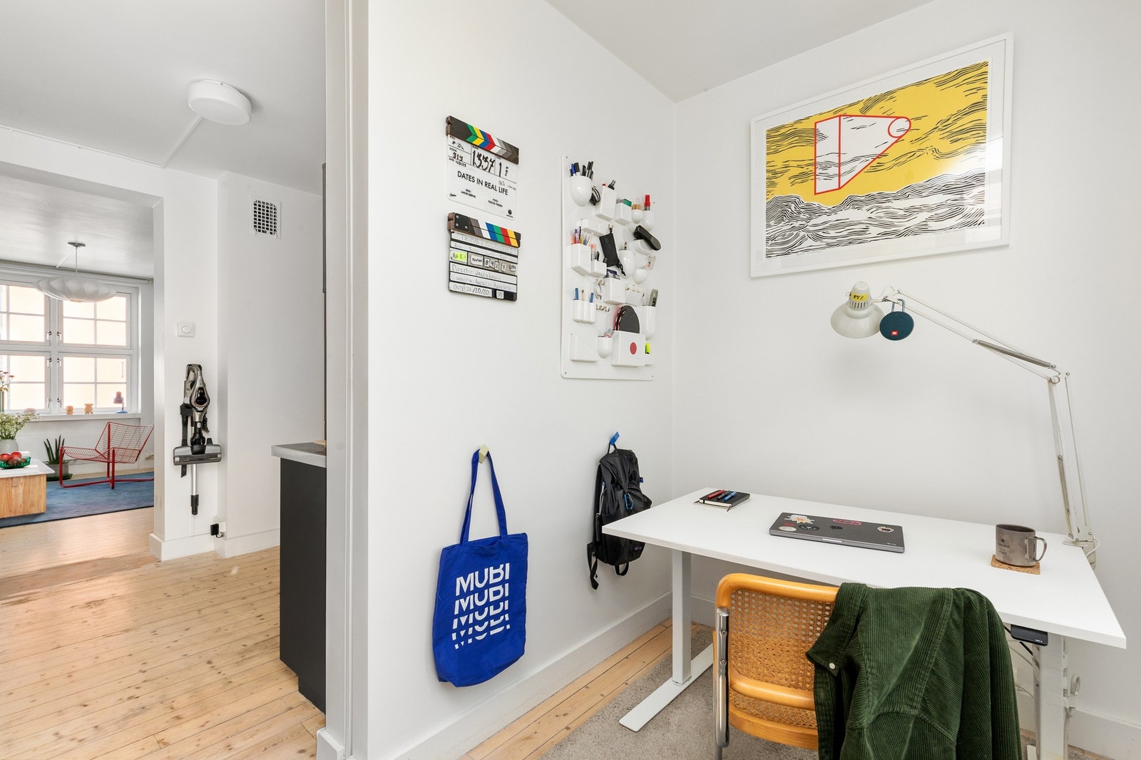 Soverom II egner seg godt som f.eks. barnerom, gjesteværelse eller hjemmekontor. Galleribilde