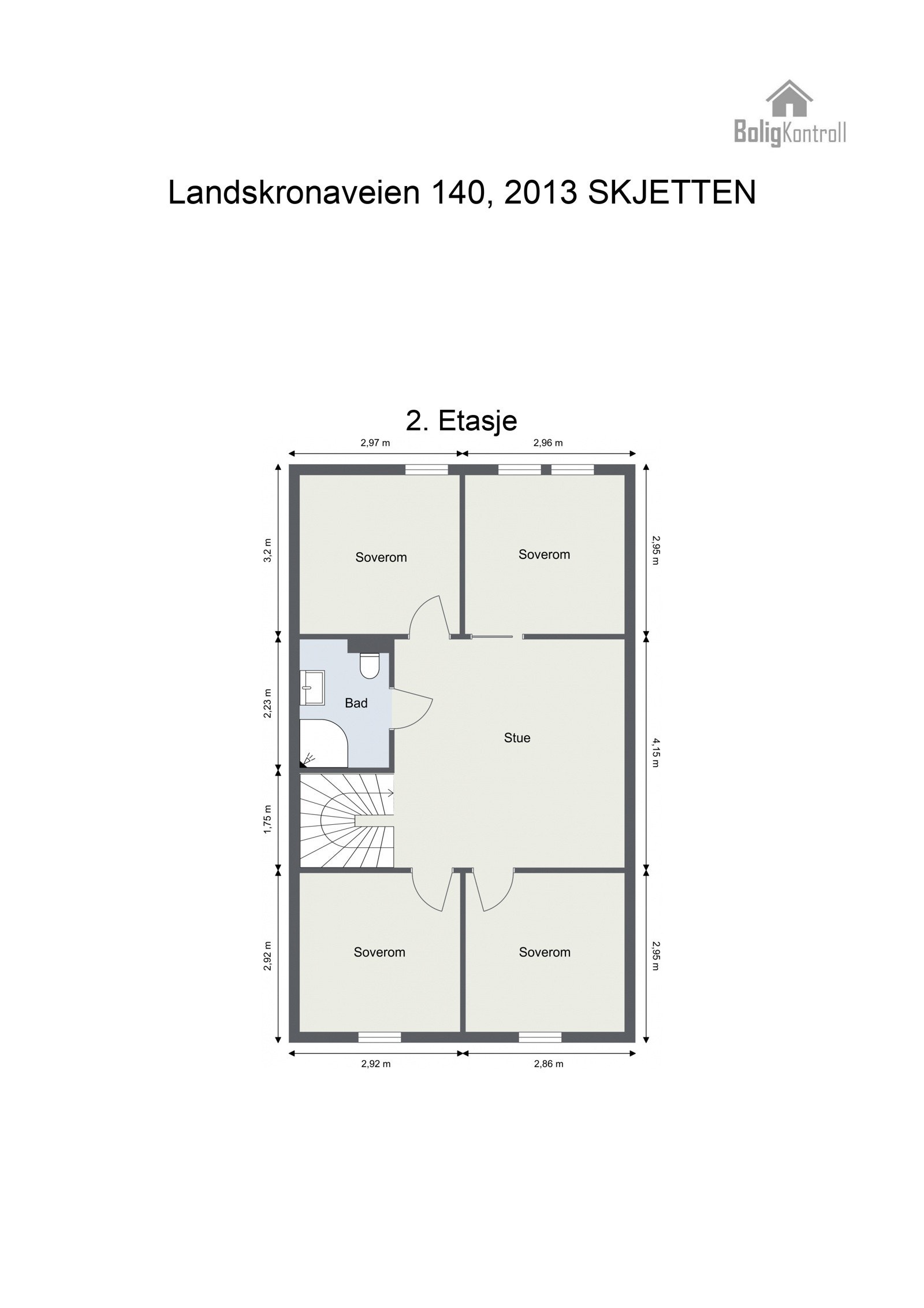 Plantegning 2. Etasje. Galleribilde