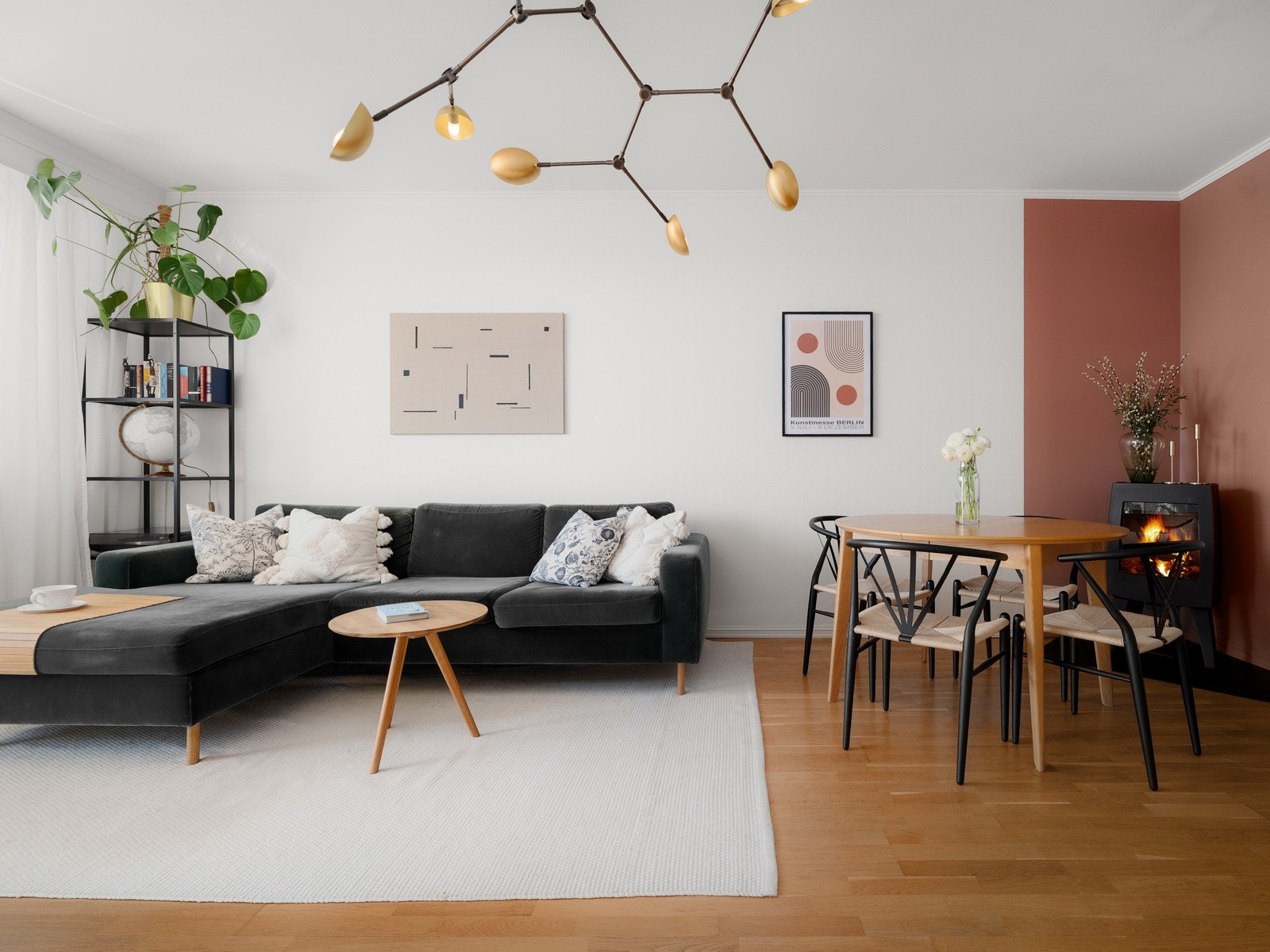 God plass til et større spisebord. Galleribilde