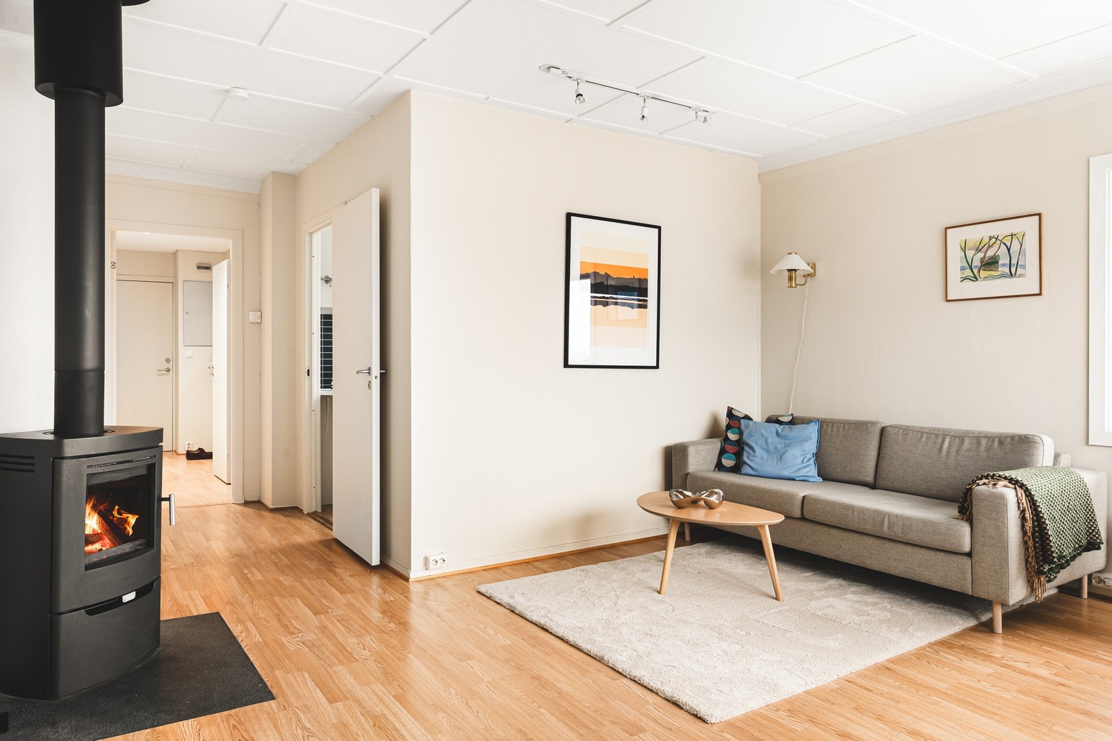 På de kaldere høst-og vinterdagene er det godt å vite at man har en vedovn som varmer godt. Galleribilde