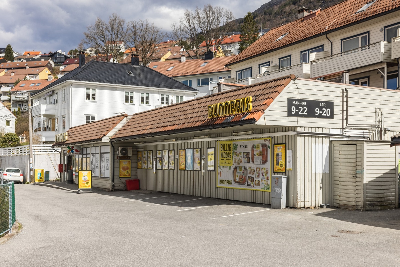 Bunnpris ligger like ved. Galleribilde