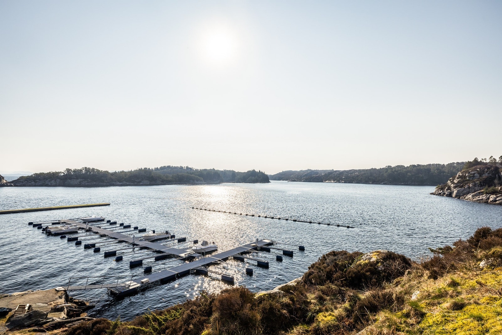 Båtplass i felles marinanlegg like foran leiligheten Galleribilde