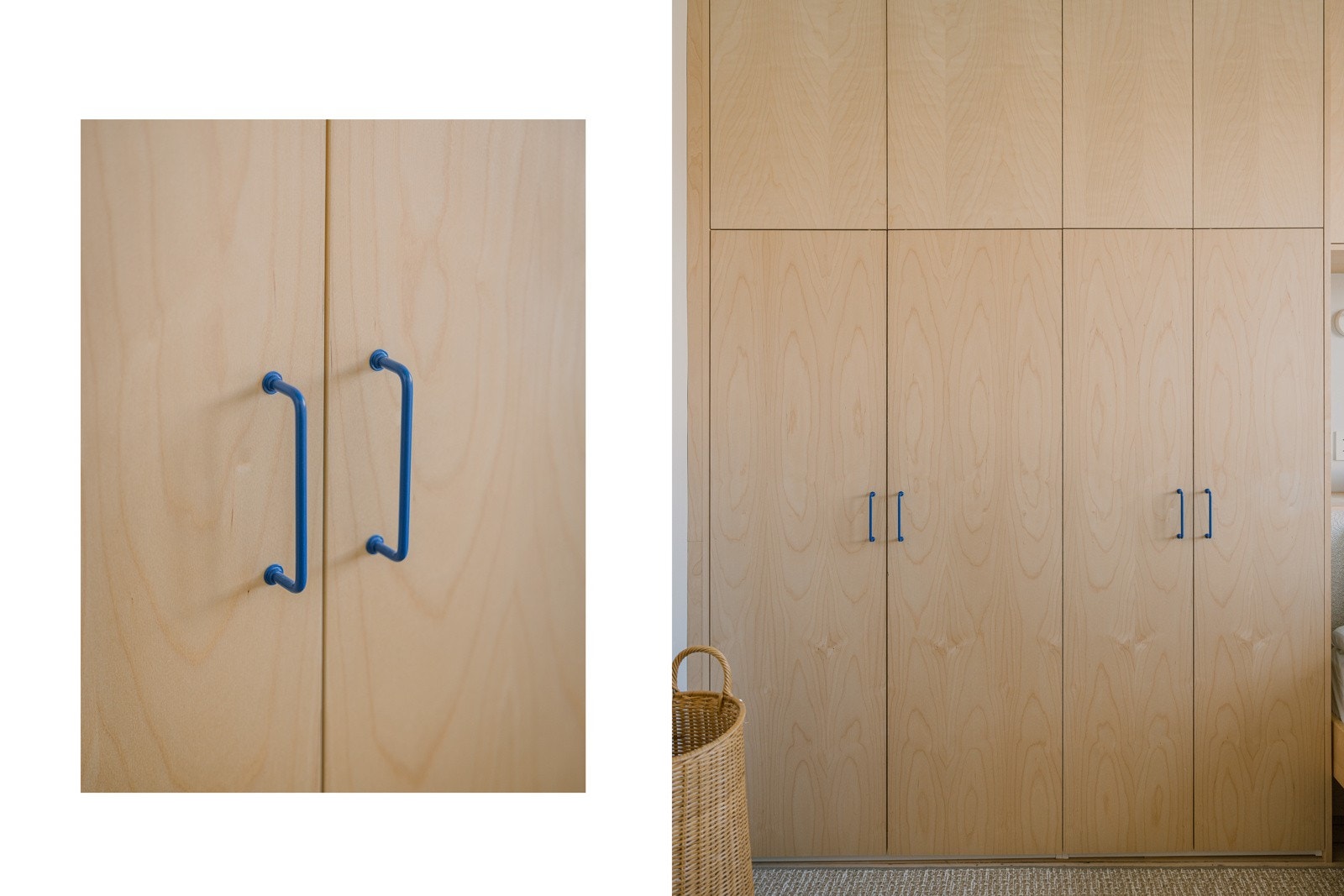 Nye garderober med spesialtilpassede dører. Galleribilde