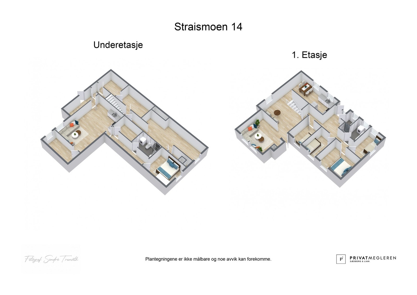 3D plantegning Galleribilde