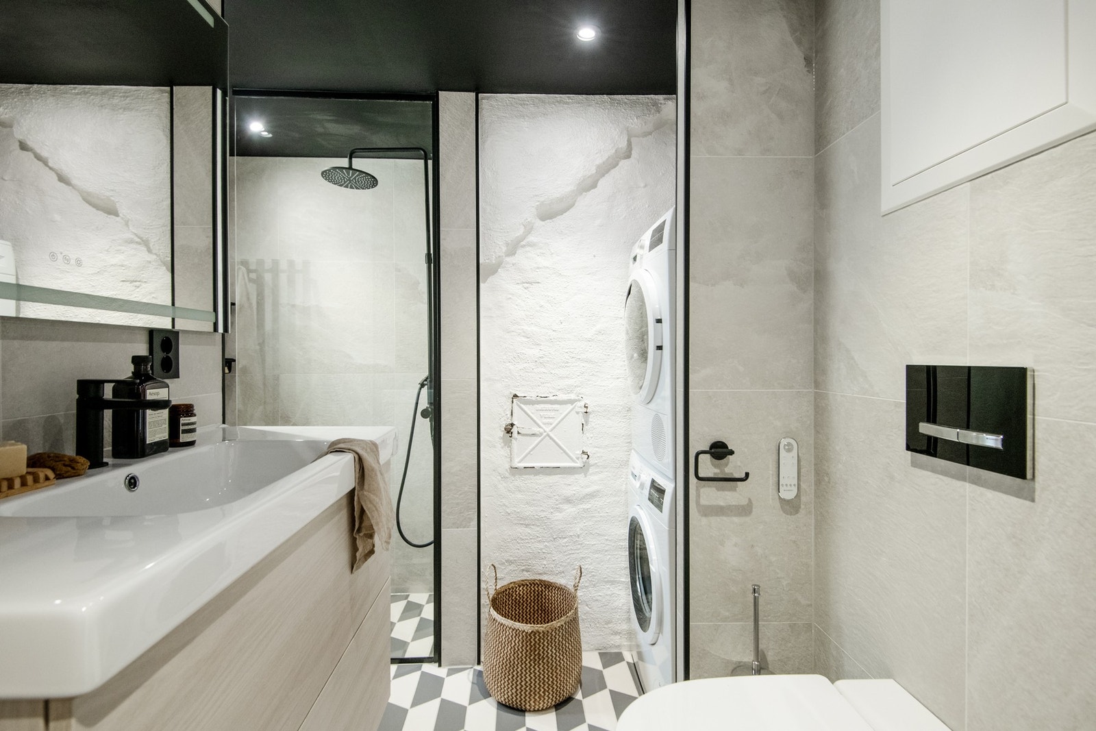 Baderommet ble renovert i første halvdel av 2021. Galleribilde