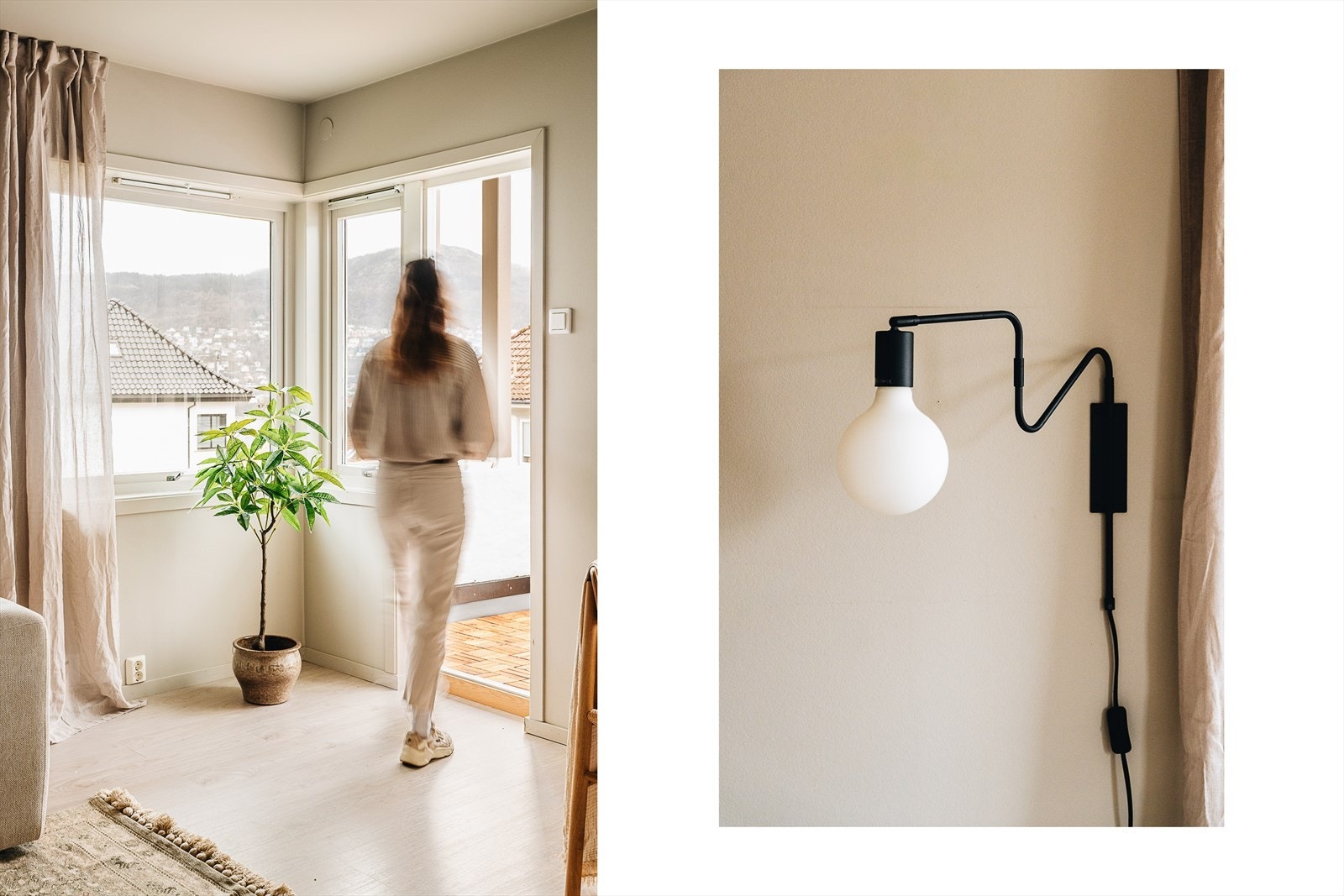 Fra stue er det tilkomst til den store balkongen. Galleribilde
