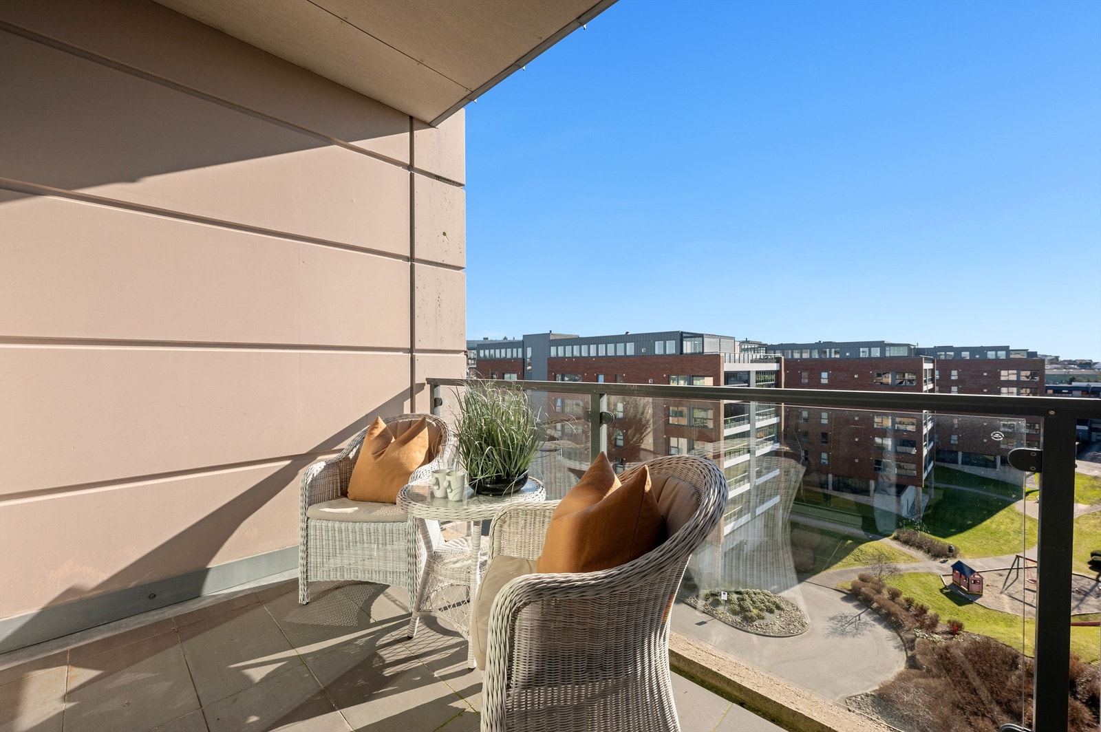 Gulvet er fliselagt Galleribilde