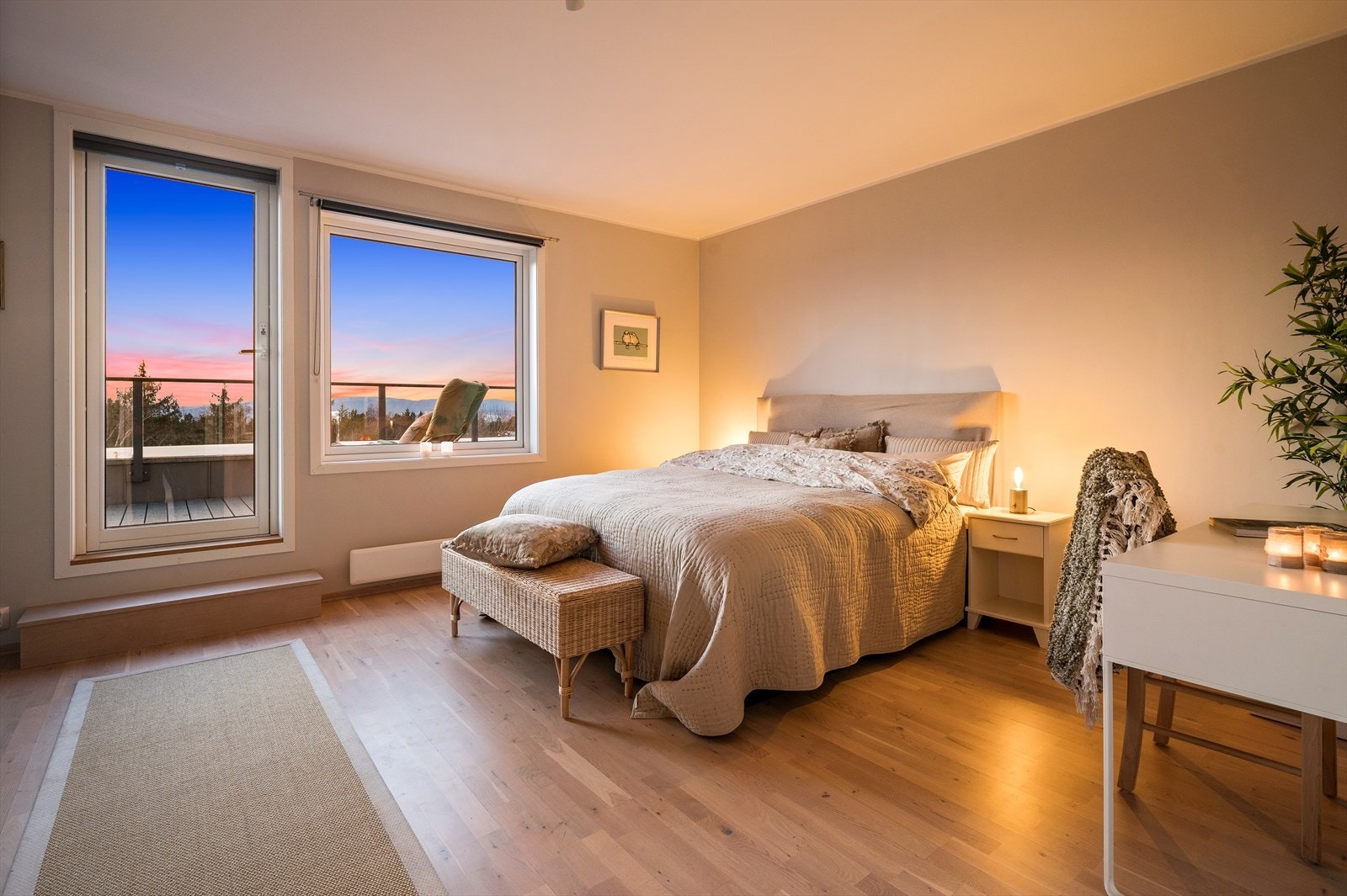 Hovedsoverommet er spesielt generøst i størrelse. Galleribilde