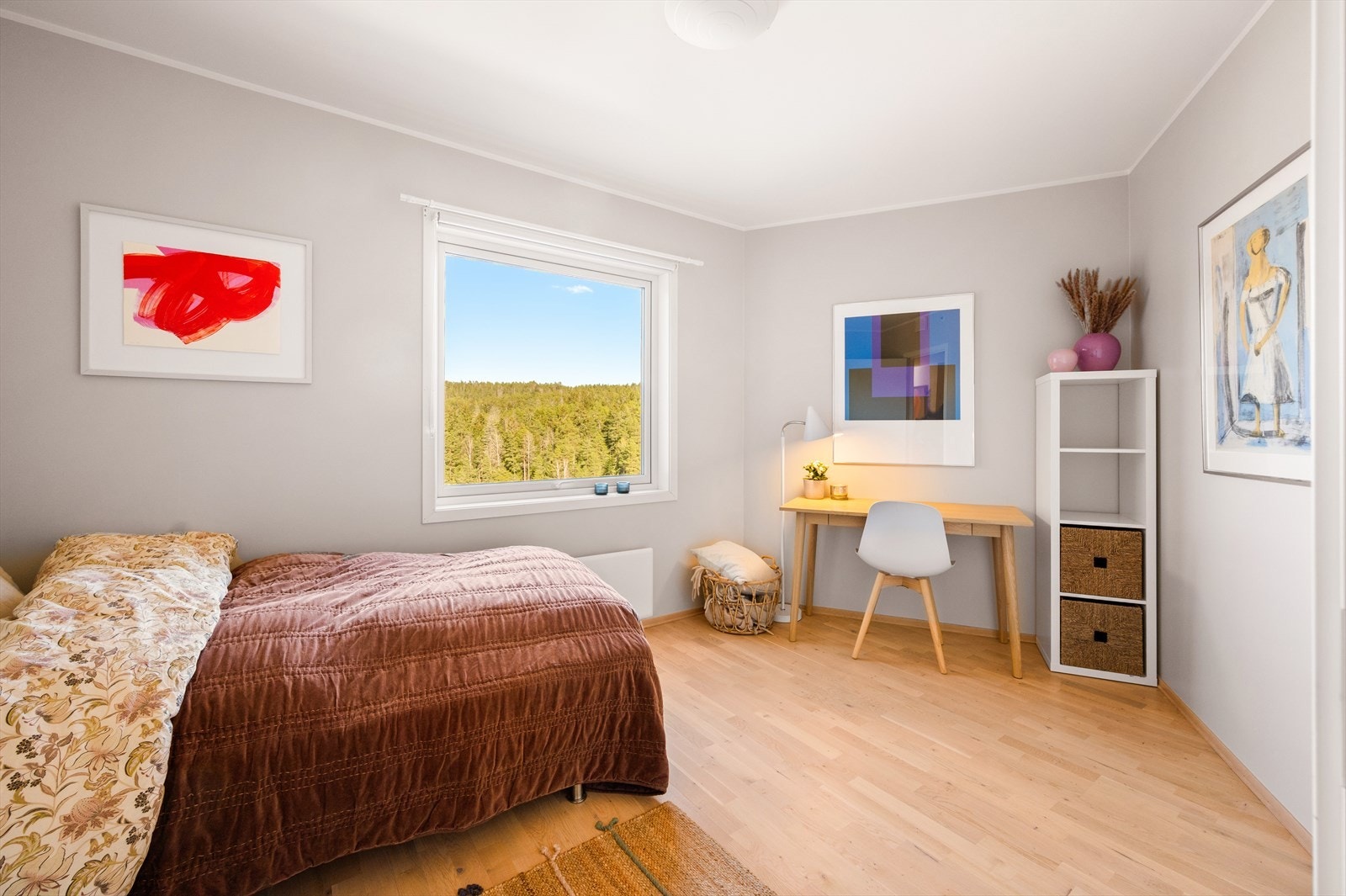 Alle soverommene gir en følelse av luftighet og komfort. Galleribilde