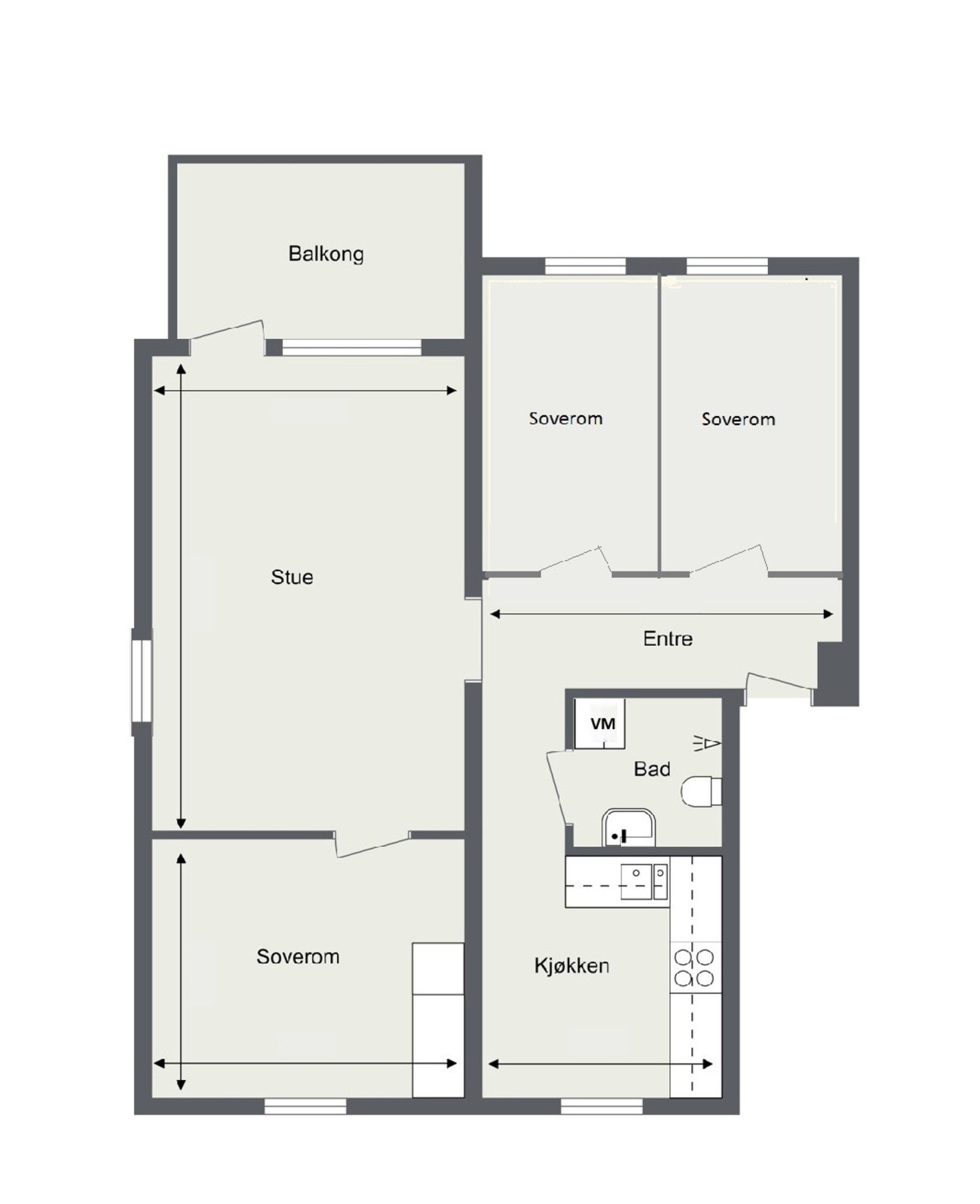 Plantegning. Galleribilde