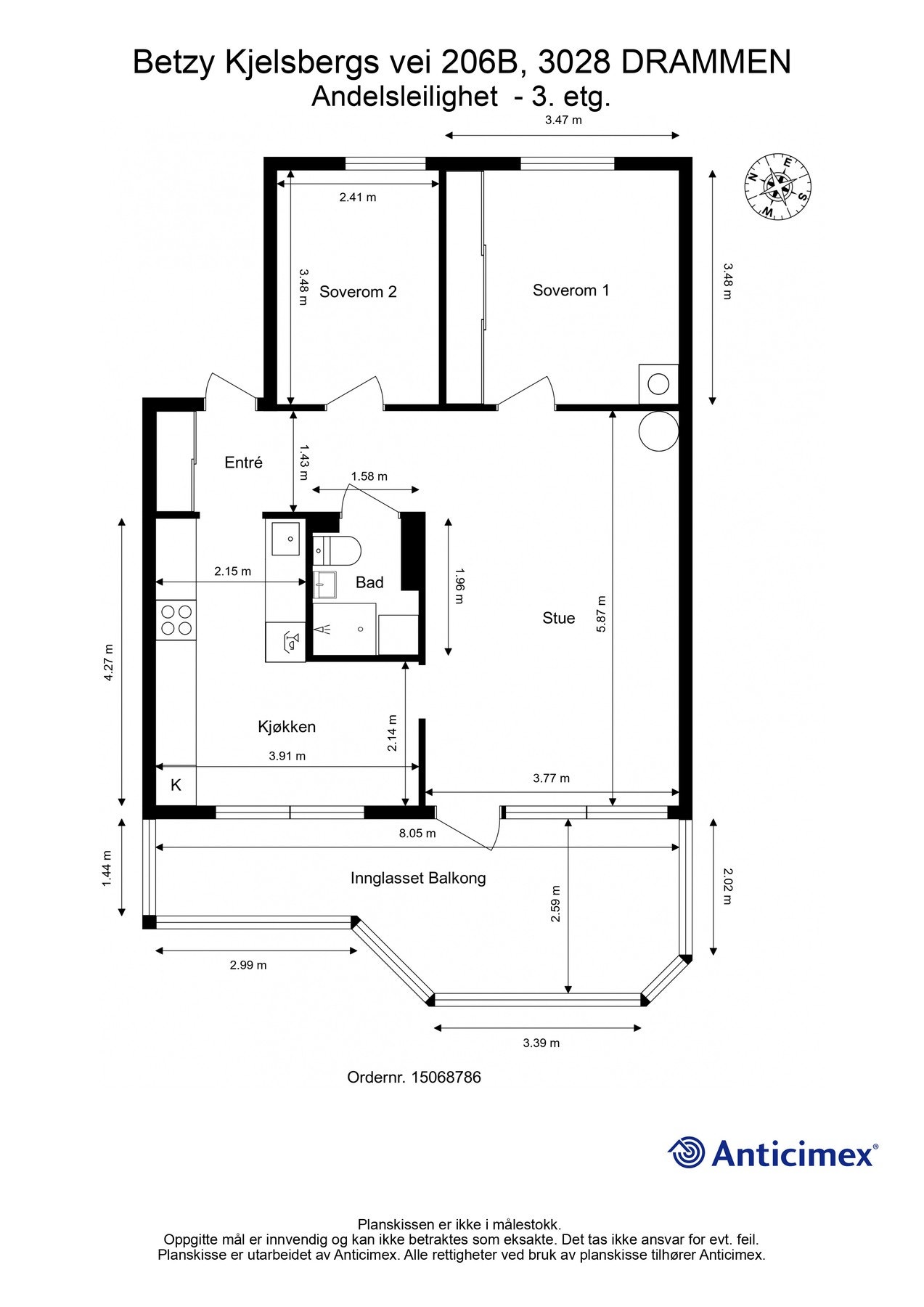 Plantegning Galleribilde