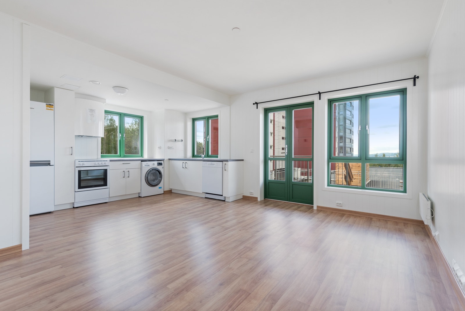 Ste med åpen kjøkkenløsning Galleribilde