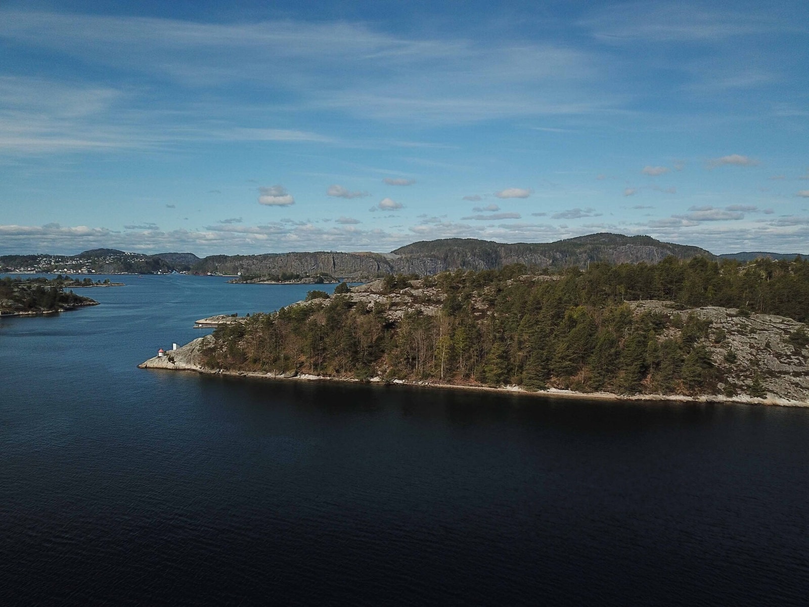Fyret på Borteid mot Kragerø Galleribilde